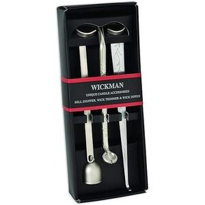Wickman‎ Candle Accessory Gift Pack Wick Trimmer, Wick Dipper & Bell Snuffer Set